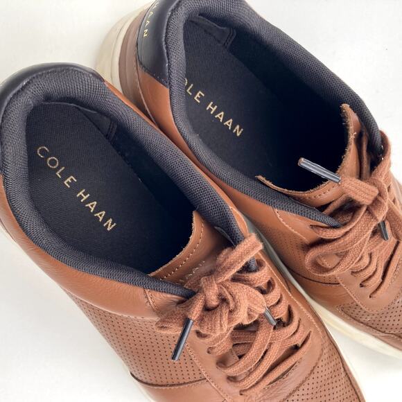 Cole Haan Men's Grand Crosscourt Perforated Sneakers 10.5 Wide - Picture 8 of 10
